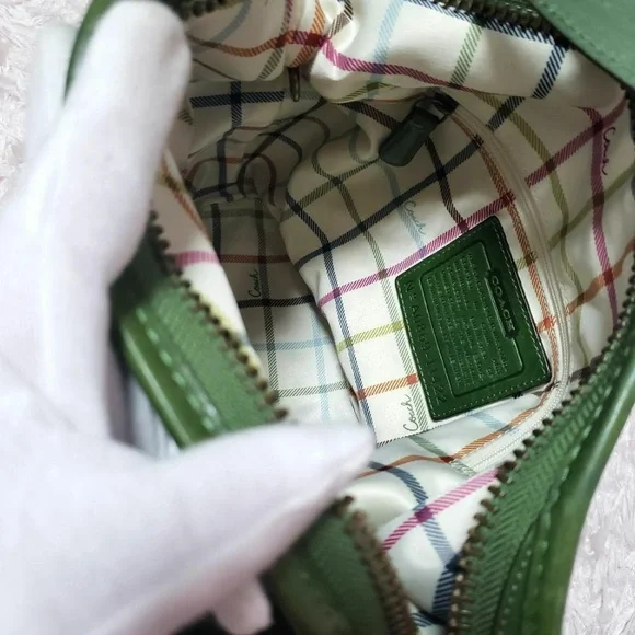 Vintage coach 11422 bleecker large duffle bag leaf green - Picture 6 of 8